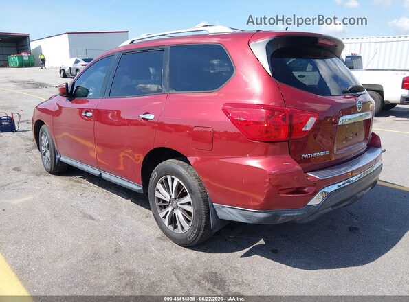 5N1DR2MN5HC659187 2017 NISSAN PATHFINDER Red Trasero izquierdo