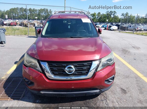 5N1DR2MN5HC659187 2017 NISSAN PATHFINDER Red Vista del cuadro de instrumentos