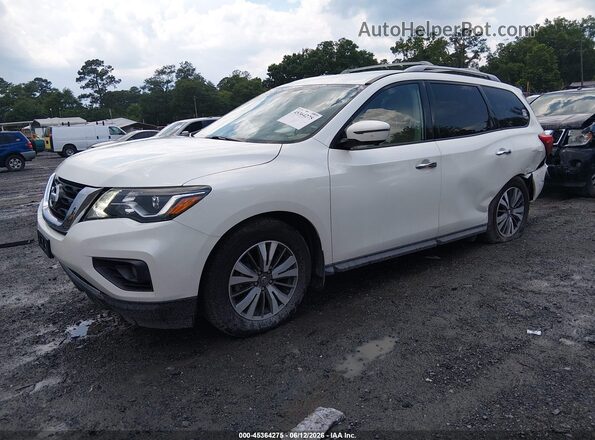 5N1DR2MN5HC684767 2017 NISSAN PATHFINDER Белый Передняя левая четверть