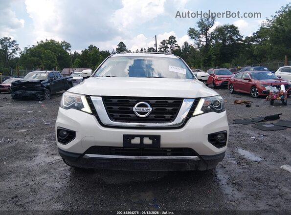 5N1DR2MN5HC684767 2017 NISSAN PATHFINDER Белый Вид задней части салона