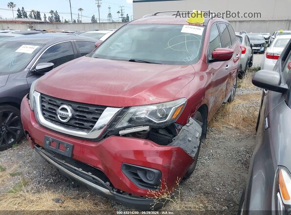 5N1DR2MN5HC913190 2017 NISSAN PATHFINDER Red Front left