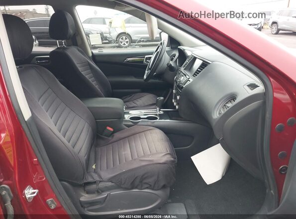 5N1DR2MN5HC913190 2017 NISSAN PATHFINDER Red Front interior view