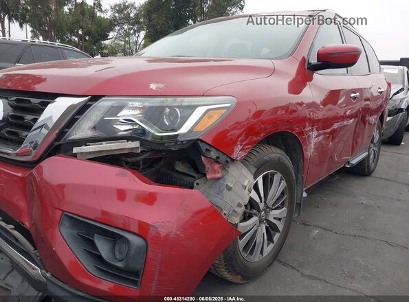 5N1DR2MN5HC913190 2017 NISSAN PATHFINDER Red Front view