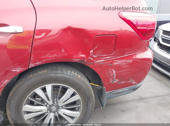 5N1DR2MN5HC913190 2017 NISSAN PATHFINDER Red 
