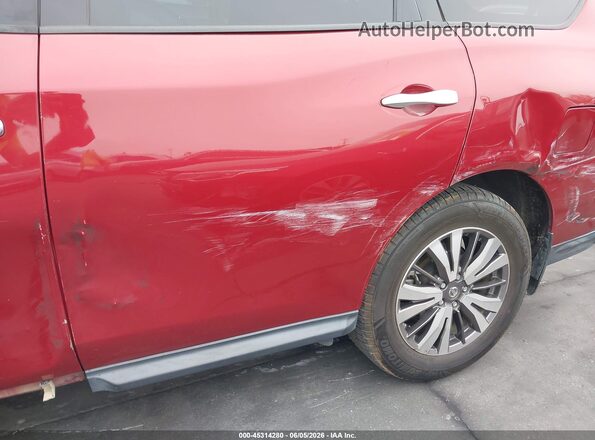 5N1DR2MN5HC913190 2017 NISSAN PATHFINDER Red 