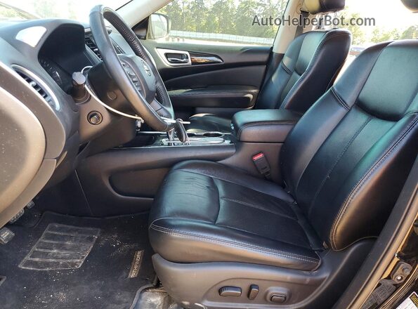 5N1DR2MN5KC632594 2019 NISSAN PATHFINDER Black Widok wnętrza z przodu