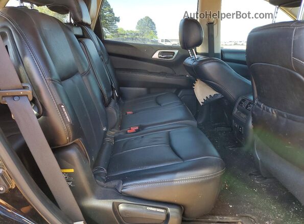 5N1DR2MN5KC632594 2019 NISSAN PATHFINDER Black Widok wnętrza z tyłu