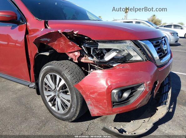 5N1DR2MN6HC620348 2017 NISSAN PATHFINDER Red Vista frontal