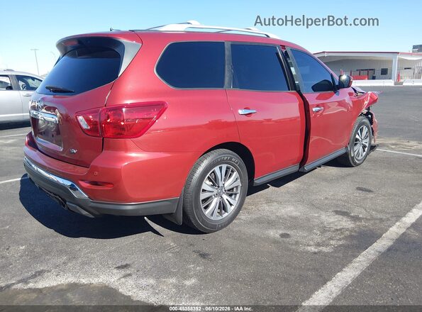 5N1DR2MN6HC620348 2017 NISSAN PATHFINDER Red Trasero derecho