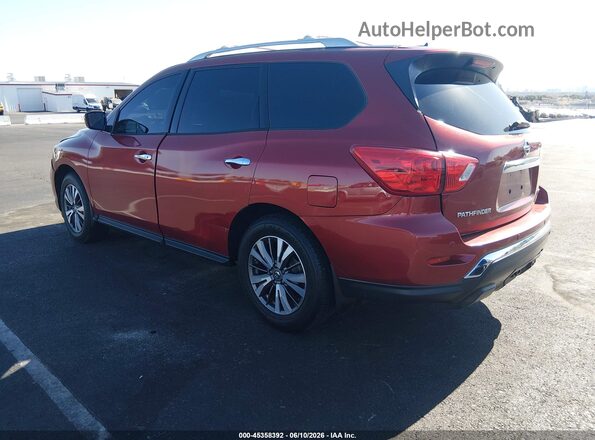 5N1DR2MN6HC620348 2017 NISSAN PATHFINDER Red Trasero izquierdo