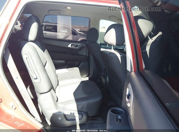 5N1DR2MN6HC620348 2017 NISSAN PATHFINDER Red Vista de la etiqueta del VIN
