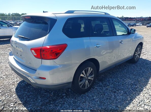 5N1DR2MN6HC673891 2017 NISSAN PATHFINDER Silver Задня права чверть