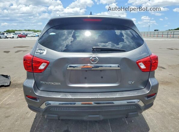 5N1DR2MN6JC606021 2018 NISSAN PATHFINDER Gray Rear view