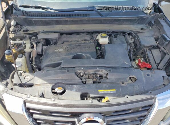 5N1DR2MN6JC606021 2018 NISSAN PATHFINDER Gray Engine compartment view