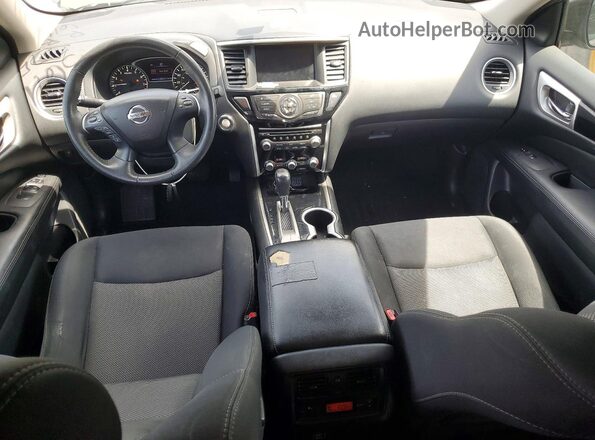 5N1DR2MN6JC606021 2018 NISSAN PATHFINDER Gray Dashboard view