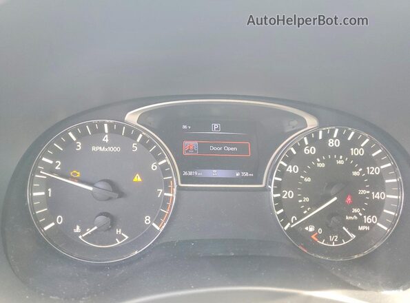 5N1DR2MN6JC606021 2018 NISSAN PATHFINDER Gray Instrument cluster view