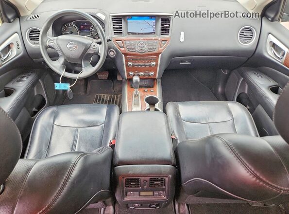 5N1DR2MN6JC618556 2018 NISSAN PATHFINDER Black Առջևի վահանակի տեսք