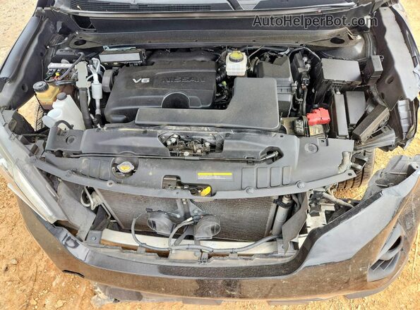 5N1DR2MN6JC638032 2018 NISSAN PATHFINDER Black Vista del compartimento del motor