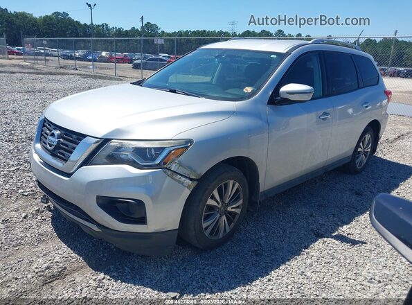 5N1DR2MN6JC674500 2018 NISSAN PATHFINDER Silver წინა მარცხენა ხედი სამი მეოთხედიდან