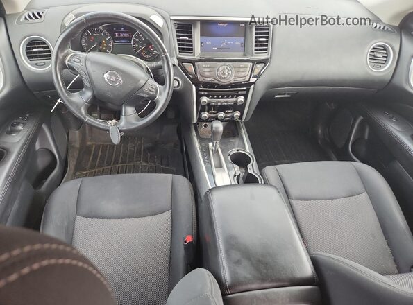 5N1DR2MN6KC595975 2019 NISSAN PATHFINDER Red Вид панелі приладів