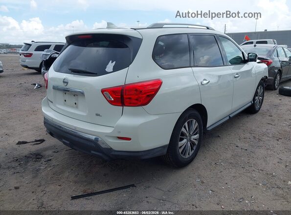 5N1DR2MN6KC618042 2019 NISSAN PATHFINDER Белый Задняя правая четверть
