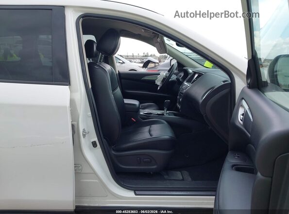 5N1DR2MN6KC618042 2019 NISSAN PATHFINDER Белый Вид салона спереди