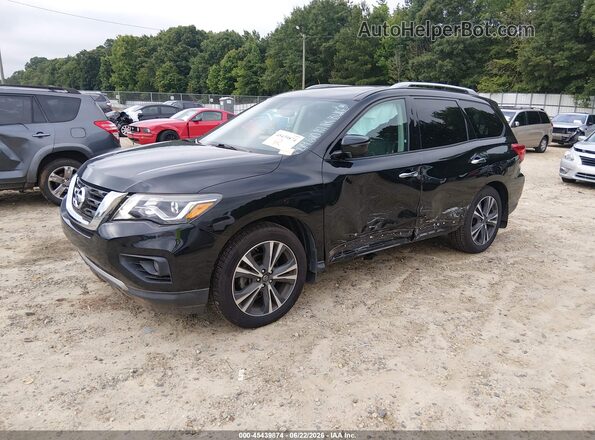 5N1DR2MN7HC624019 2017 NISSAN PATHFINDER Black Vista tres cuartos delantera izquierda