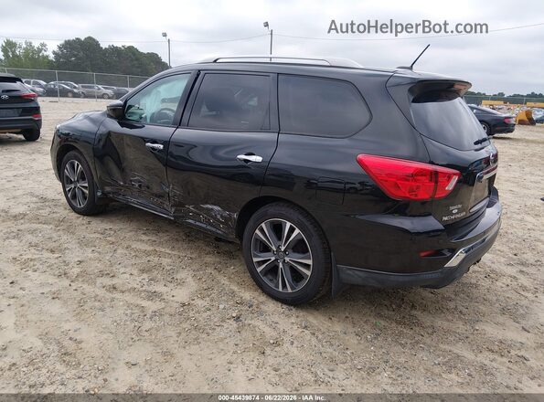 5N1DR2MN7HC624019 2017 NISSAN PATHFINDER Black Trasero izquierdo