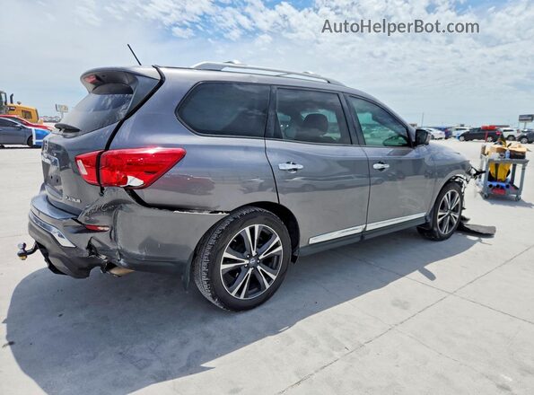 5N1DR2MN7HC650412 2017 NISSAN PATHFINDER Gray Trasero derecho