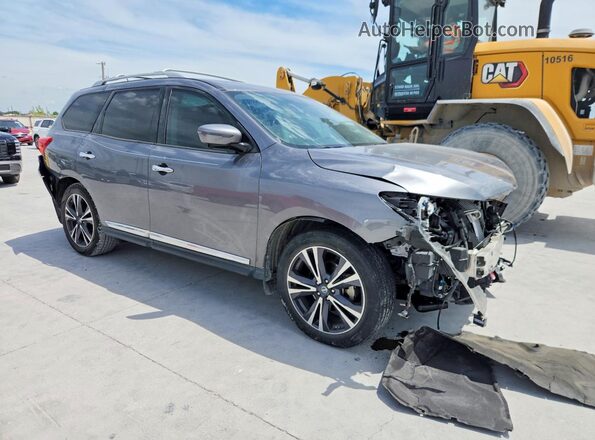 5N1DR2MN7HC650412 2017 NISSAN PATHFINDER Gray Delantero derecho