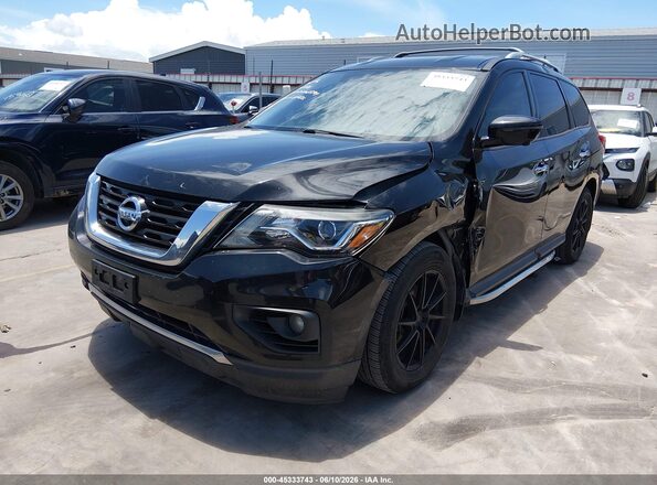 5N1DR2MN7HC657795 2017 NISSAN PATHFINDER Black წინა მარცხენა ხედი სამი მეოთხედიდან