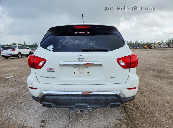 5N1DR2MN7JC609381 2018 NISSAN PATHFINDER White Вид ззаду