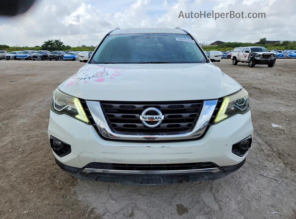 5N1DR2MN7JC609381 2018 NISSAN PATHFINDER White Вид спереду