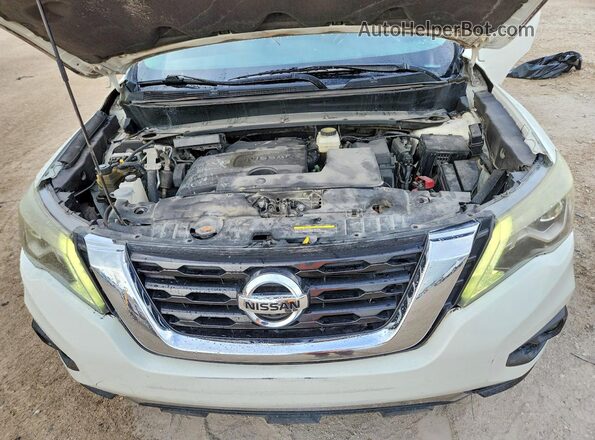 5N1DR2MN7JC609381 2018 NISSAN PATHFINDER White Вид підкапотного простору