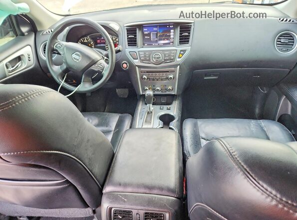 5N1DR2MN7JC609381 2018 NISSAN PATHFINDER White Вид панелі приладів