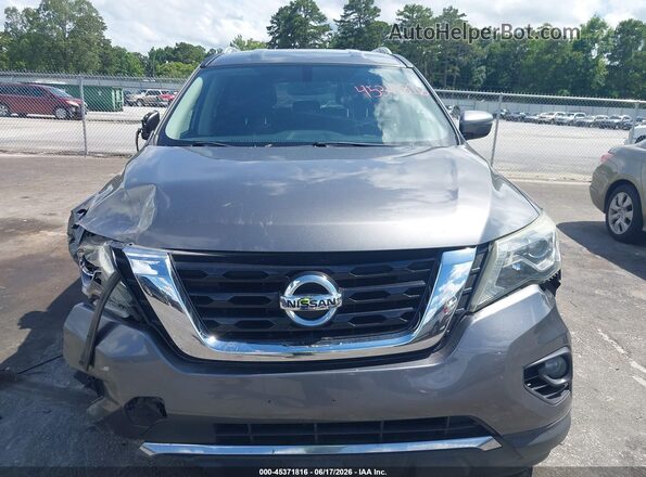 5N1DR2MN7KC619118 2019 NISSAN PATHFINDER Gray Առջևի վահանակի տեսք