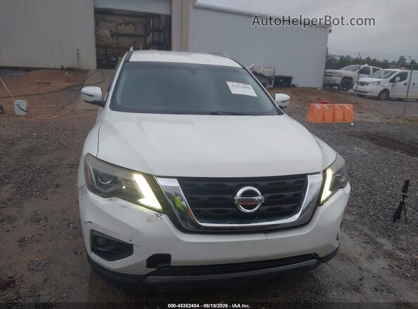 5N1DR2MN8HC686495 2017 NISSAN PATHFINDER White Instrument cluster view