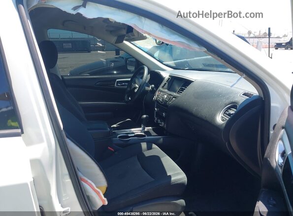 5N1DR2MN8JC603976 2018 NISSAN PATHFINDER White Widok wnętrza z przodu