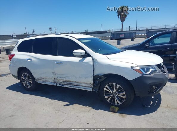 5N1DR2MN8JC603976 2018 NISSAN PATHFINDER White Widok wnętrza z tyłu