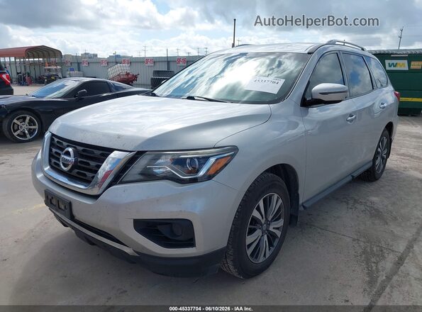 5N1DR2MN8KC596139 2019 NISSAN PATHFINDER Silver Vista tres cuartos delantera izquierda