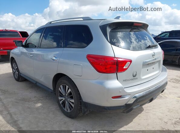 5N1DR2MN8KC596139 2019 NISSAN PATHFINDER Silver Trasero izquierdo
