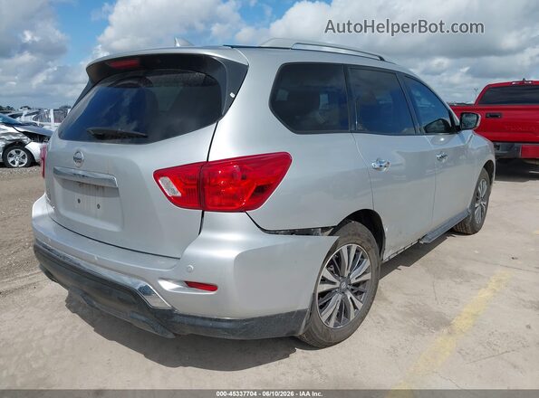5N1DR2MN8KC596139 2019 NISSAN PATHFINDER Silver Trasero derecho