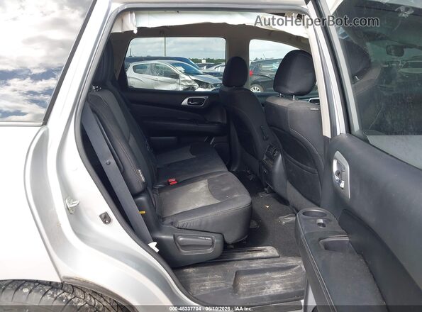 5N1DR2MN8KC596139 2019 NISSAN PATHFINDER Silver Vista de la etiqueta del VIN