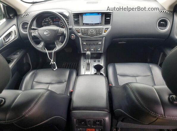 5N1DR2MN8KC607107 2019 NISSAN PATHFINDER White Առջևի վահանակի տեսք