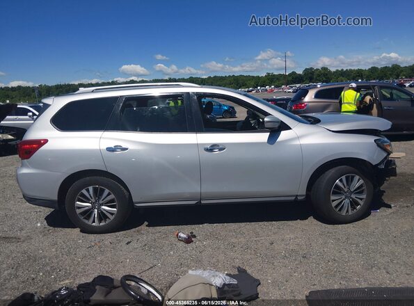 5N1DR2MN8KC618527 2019 NISSAN PATHFINDER Серебряный Вид задней части салона