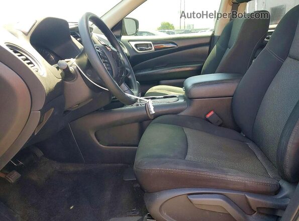 5N1DR2MN8KC636672 2019 NISSAN PATHFINDER Black Widok wnętrza z przodu