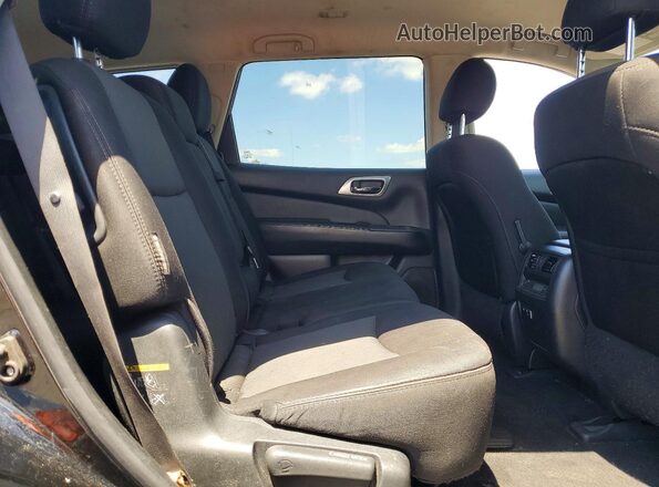 5N1DR2MN8KC636672 2019 NISSAN PATHFINDER Black Widok wnętrza z tyłu