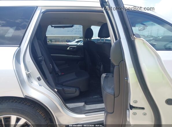 5N1DR2MN8KC651950 2019 NISSAN PATHFINDER Silver Widok naklejki z numerem VIN