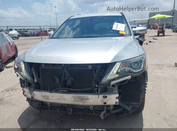 5N1DR2MN8KC651950 2019 NISSAN PATHFINDER Silver Widok z przodu