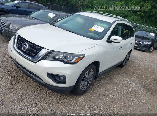 5N1DR2MN9HC622725 2017 NISSAN PATHFINDER White წინა მარცხენა ხედი სამი მეოთხედიდან